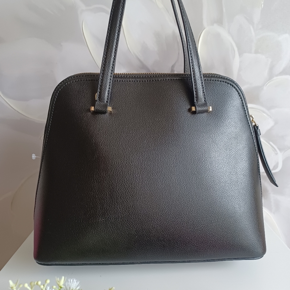 Kate Spade New York Black Patterson Drive Medium Dome Satchel - Picture 3 of 12